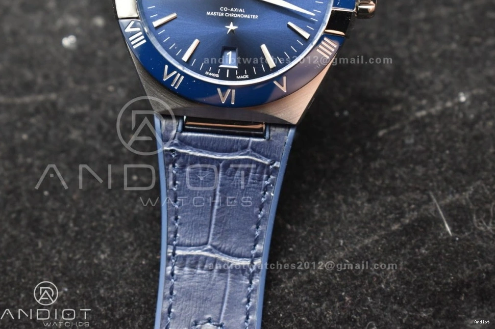 SS 1:1 Dial Blue Edition Super Blue VSF Gummy Clone A8900 Ceramic Best Blue Constellation Strap on 1229